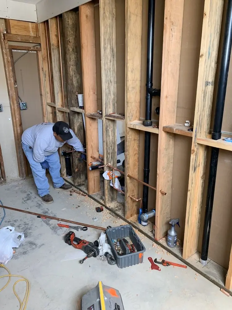 Commercial rough-in plumbing for Commercial Plumbing in Alleghenyville